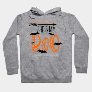 SHes my boo, halloween , couples shirt,  for him Hoodie